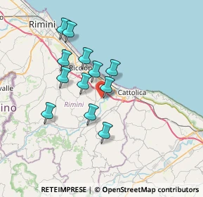 Mappa Via Domenico Cimarosa, 47843 Misano Adriatico RN, Italia (6.02)