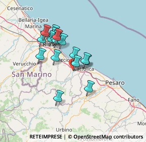 Mappa Via Domenico Cimarosa, 47843 Misano Adriatico RN, Italia (11.76294)