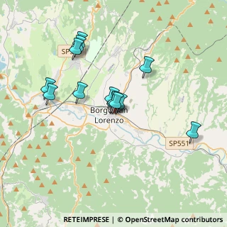 Mappa Via Lapi, 50032 Borgo San Lorenzo FI, Italia (3.12615)