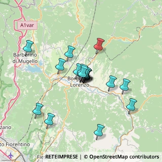 Mappa Via Lapi, 50032 Borgo San Lorenzo FI, Italia (5.2015)