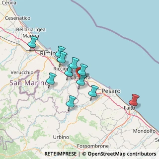 Mappa Via Giuseppe Meazza, 47841 Cattolica RN, Italia (11.74455)