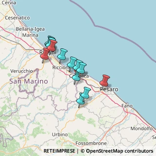 Mappa Via Giuseppe Meazza, 47841 Cattolica RN, Italia (11.20846)