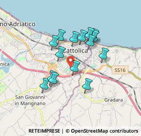 Mappa Via Giuseppe Meazza, 47841 Cattolica RN, Italia (1.474)