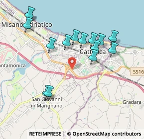 Mappa Via Federico Fellini, 47841 Cattolica RN, Italia (2.058)