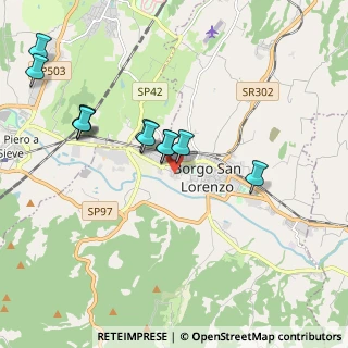 Mappa SS 551, 50032 Borgo San Lorenzo FI, Italia (1.93545)