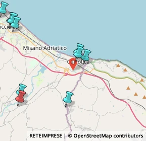 Mappa Via del Partigiano, 47841 Cattolica RN, Italia (5.89818)