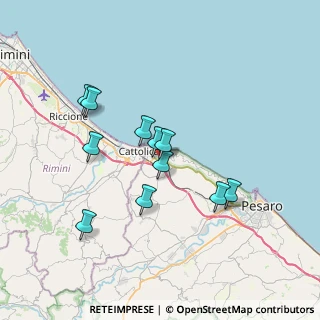 Mappa Via Don Luigi Minzoni, 61011 Case Badioli PU, Italia (6.32455)