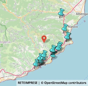 Mappa Strada Provinciale, 18013 Diano Arentino IM, Italia (7.34111)