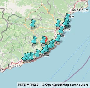 Mappa SP 90, 18013 Diano Arentino IM, Italia (12.5975)