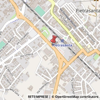 Mappa Via Aurelia Nord, 12, 55045 Pietrasanta, Lucca (Toscana)