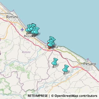 Mappa Via Morganti, 47841 Cattolica RN, Italia (6.45583)