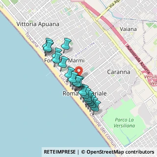 Mappa Via Nino Bixio, 55042 Forte dei Marmi LU, Italia (0.72)