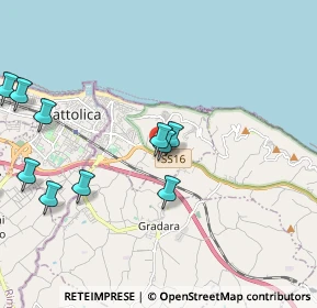 Mappa Via Fratelli Cairoli, 61011 Case Badioli PU, Italia (2.60333)