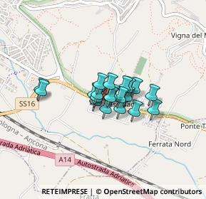 Mappa Via Fratelli Cairoli, 61011 Case Badioli PU, Italia (0.242)