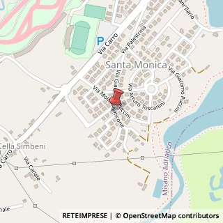 Mappa Via Molino Raticone, 10, 47843 Misano Adriatico, Rimini (Emilia Romagna)