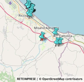 Mappa Via Puccini, 47843 Santa Monica-Cella RN, Italia (4.88313)