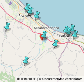 Mappa Via Puccini, 47843 Santa Monica-Cella RN, Italia (4.77833)