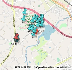 Mappa Via Puccini, 47843 Santa Monica-Cella RN, Italia (0.7455)