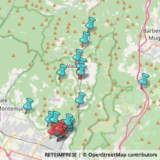 Mappa Via di Sofignano, 59021 Vaiano PO, Italia (5.135)