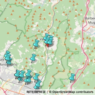 Mappa Via di Sofignano, 59021 Vaiano PO, Italia (6.0295)