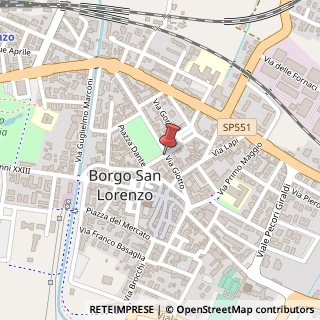 Mappa Piazza Dante, 1, 50032 Borgo San Lorenzo, Firenze (Toscana)