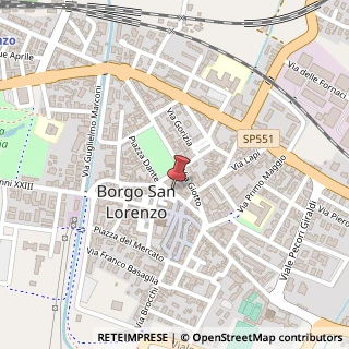 Mappa Via Giovanni della Casa, 50032 Borgo San Lorenzo FI, Italia, 50032 Borgo San Lorenzo, Firenze (Toscana)
