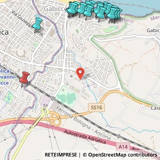 Mappa Via Guido Rossa, 61011 Gabicce Mare PU, Italia (0.8715)