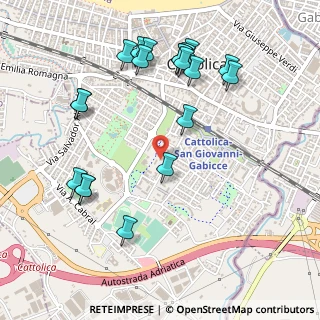 Mappa Piazza Kennedy, 47841 Cattolica RN, Italia (0.5815)