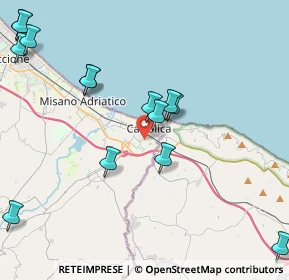 Mappa Piazza Kennedy, 47841 Cattolica RN, Italia (5.06929)