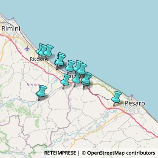 Mappa Via Aldo Moro, 61011 Gabicce Mare PU, Italia (5.58625)