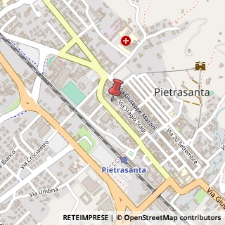 Mappa Via Oberdan, 38, 55045 Pietrasanta, Lucca (Toscana)