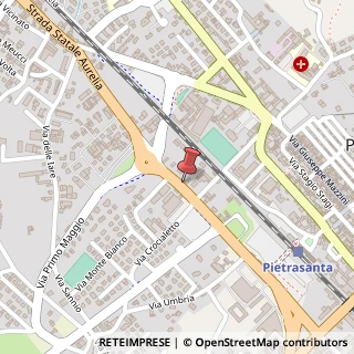Mappa Via Aurelia Nord, 173, 55045 Pietrasanta, Lucca (Toscana)