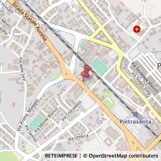 Mappa Via Aurelia Nord, 146, 55045 Pietrasanta, Lucca (Toscana)