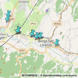 Mappa Via S. Allende, 50032 Borgo San Lorenzo FI, Italia (1.89818)