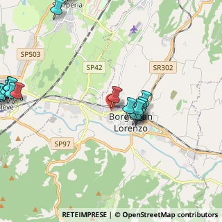 Mappa Via S. Allende, 50032 Borgo San Lorenzo FI, Italia (2.814)