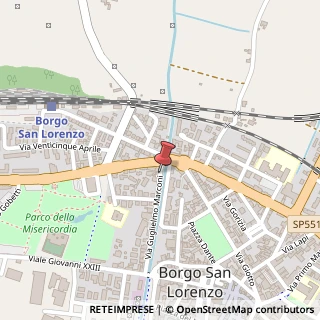 Mappa Via Guglielmo Marconi, 59, 50032 Borgo San Lorenzo, Firenze (Toscana)