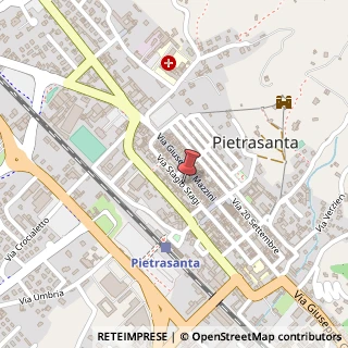 Mappa Via Stagio Stagi,  50, 55045 Pietrasanta, Lucca (Toscana)