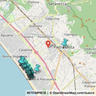 Mappa Via Luigi Settembrini, 55045 Pietrasanta LU, Italia (3.045)