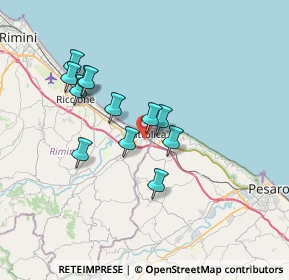 Mappa Via Bissolati, 47841 Cattolica RN, Italia (6.09667)