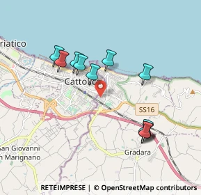 Mappa Via Caruso, 61011 Gabicce Mare PU, Italia (1.81364)