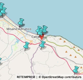 Mappa Via Caruso, 61011 Gabicce Mare PU, Italia (5.41143)