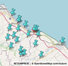 Mappa Via Caruso, 61011 Gabicce Mare PU, Italia (9.0265)