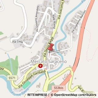 Mappa Via XX Settembre, 2, 47025 Mercato Saraceno, Forlì-Cesena (Emilia Romagna)