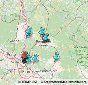 Mappa 50032 Borgo San Lorenzo FI, Italia (15.698)