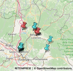 Mappa 50032 Borgo San Lorenzo FI, Italia (13.01222)