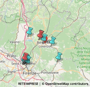 Mappa 50032 Borgo San Lorenzo FI, Italia (14.73)