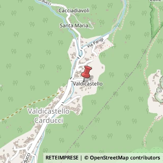 Mappa Via del Pizzetto, 12, 55045 Pietrasanta, Lucca (Toscana)