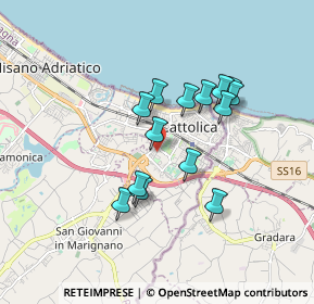 Mappa 47841 Misano Adriatico RN, Italia (1.45643)