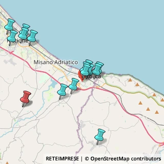Mappa Via del Giglio, 47841 Misano Adriatico RN, Italia (4.42563)