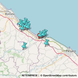 Mappa Via del Giglio, 47841 Misano Adriatico RN, Italia (6.41083)